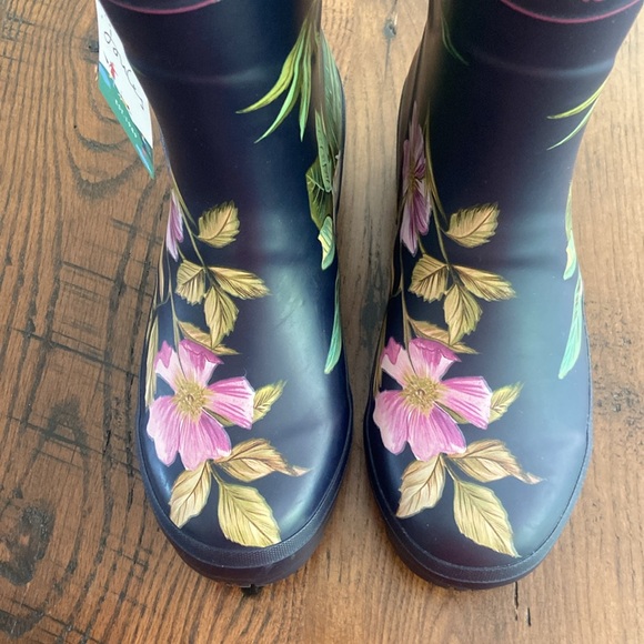 Joules Size 5 Molly Welly “NAVFLORL” mid calf boots - Picture 4 of 6